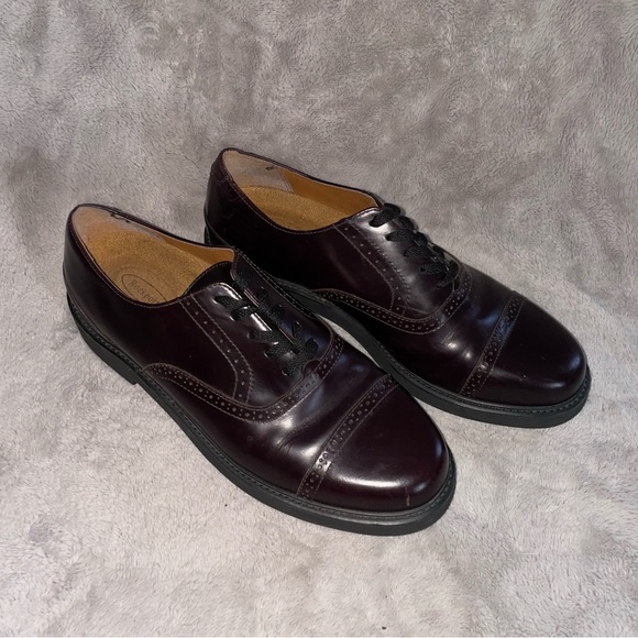 Rockport | Cap Toe Oxfords Brown/Wine Mens Dress Shoes - Picture 9 of 9